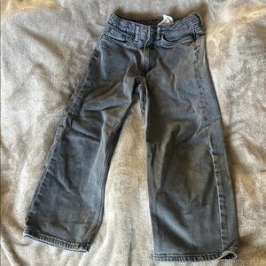 H&M Gray Jeans Classic Wideleg Style